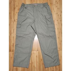 5.11 Tactical Pants Mens 38x29 Khaki Cargo Ripstop Workwear Performance Active